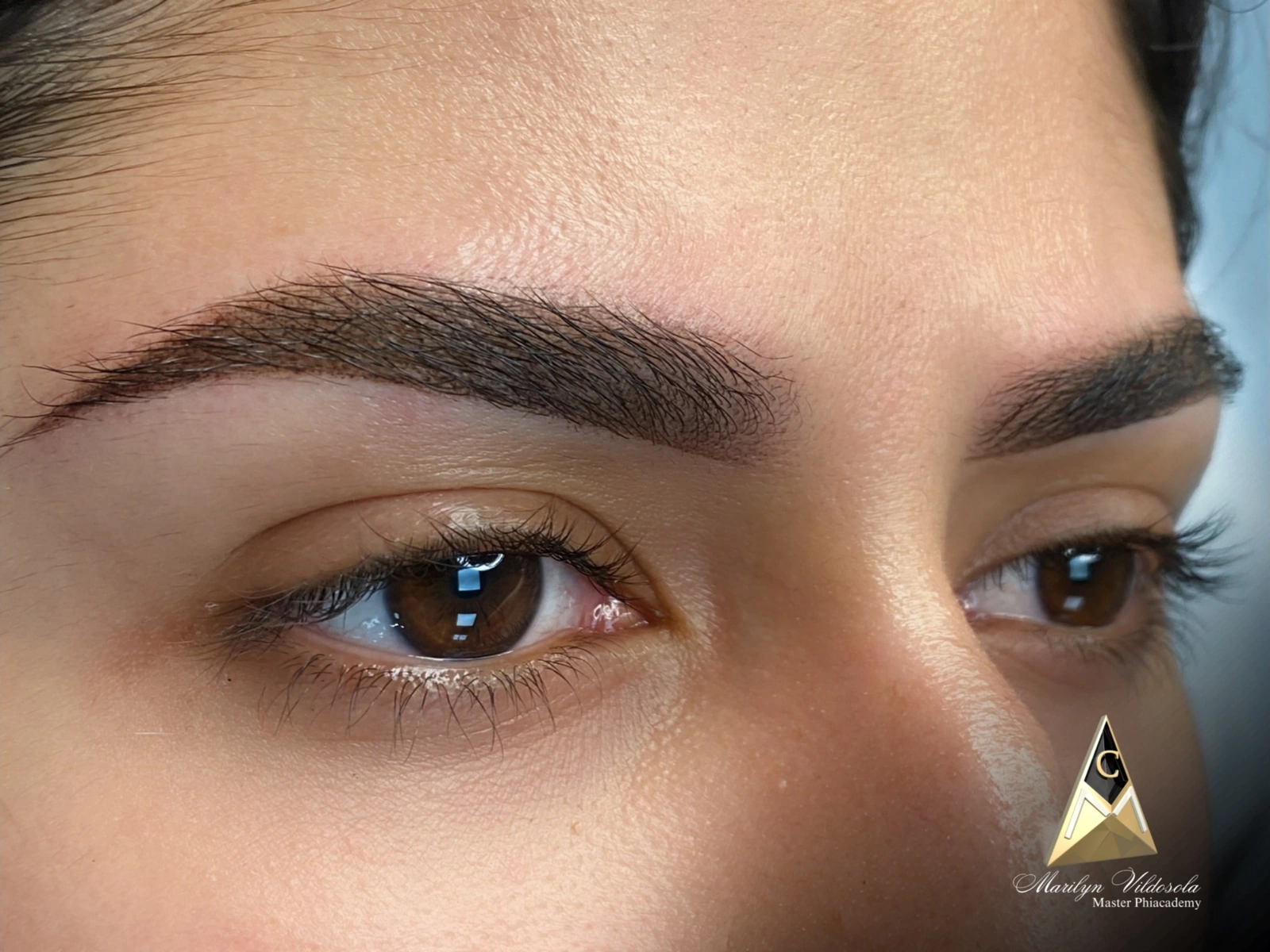 Trabajo de cejas de Marilyn Vildosola